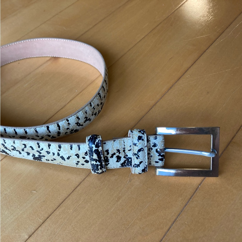 Brighton python print belt